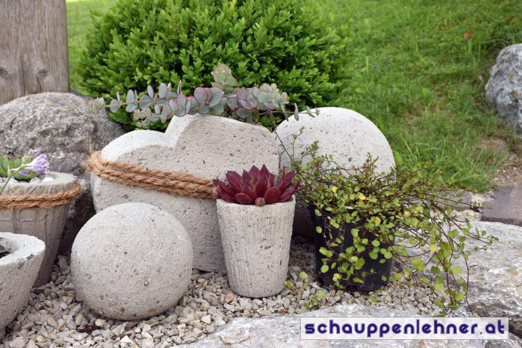 Steindekor für den Garten