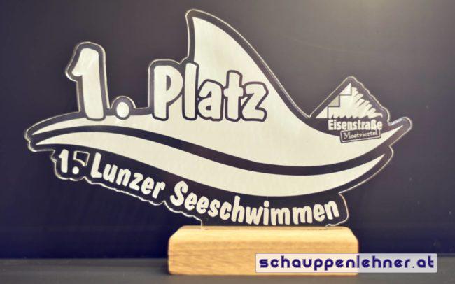 Lunzer Seeschwimmen Acrylglas-Pokal